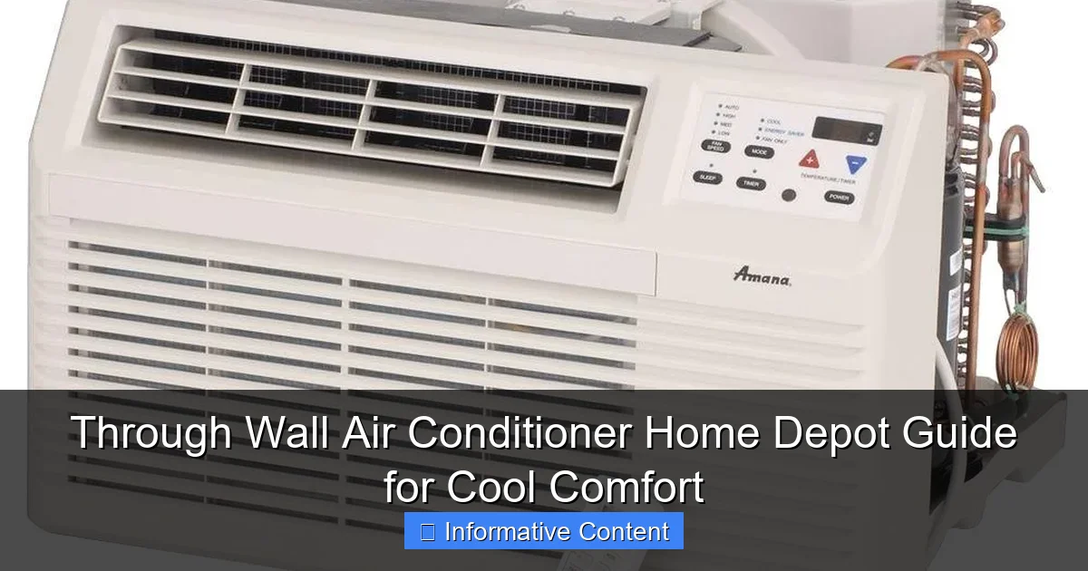 Through Wall Air Conditioner Home Depot Guide for Cool Comfort