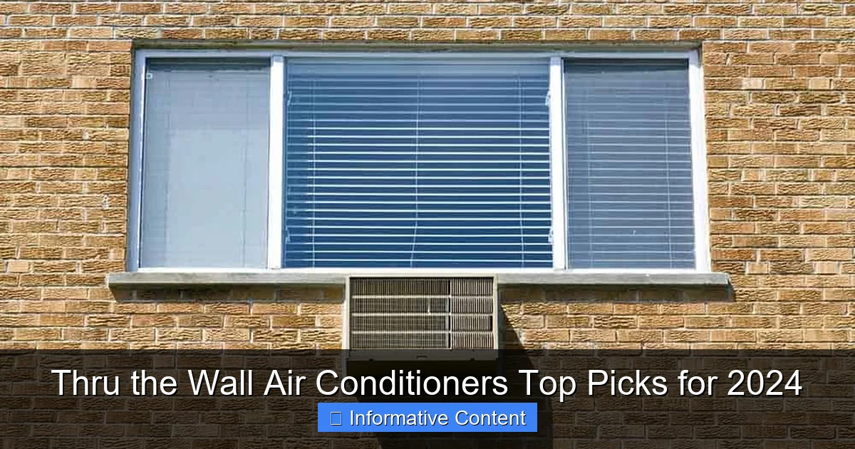 Thru the Wall Air Conditioners Top Picks for 2024