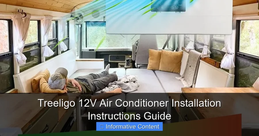 Treeligo 12V Air Conditioner Installation Instructions Guide