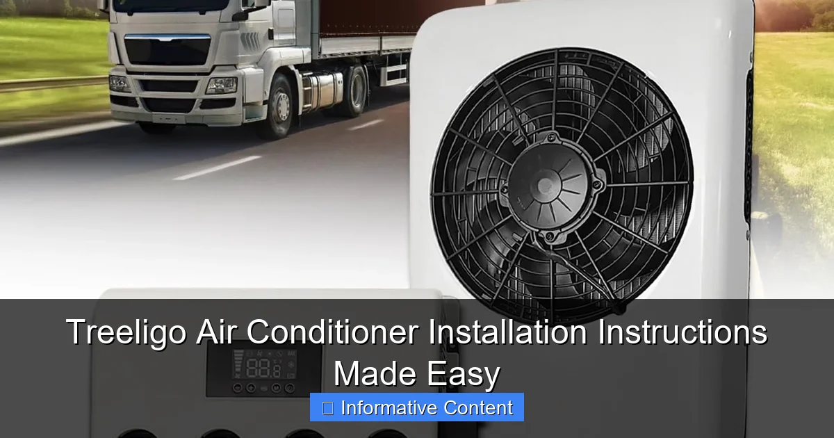 Treeligo Air Conditioner Installation Instructions Made Easy
