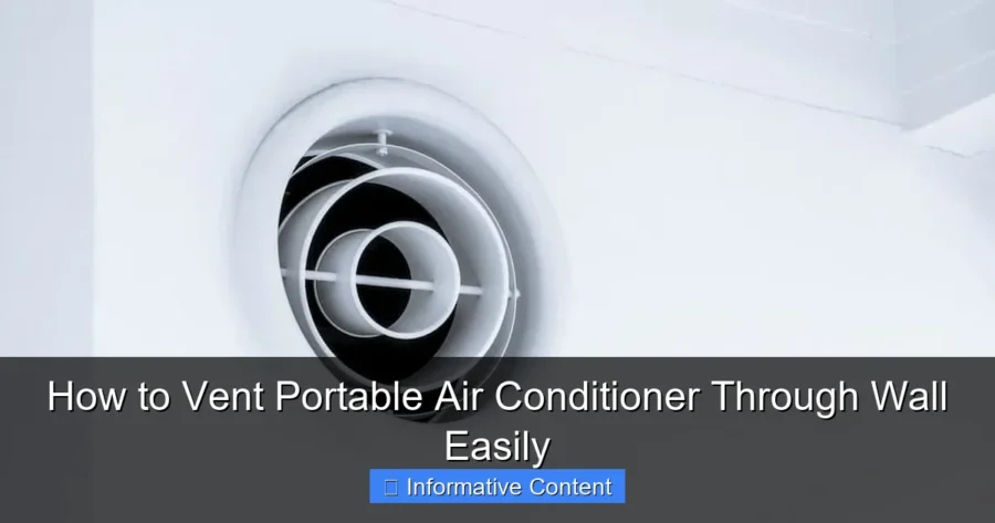 How to Vent Portable Air Conditioner Through Wall Easily