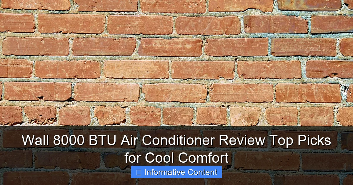 Wall 8000 BTU Air Conditioner Review Top Picks for Cool Comfort