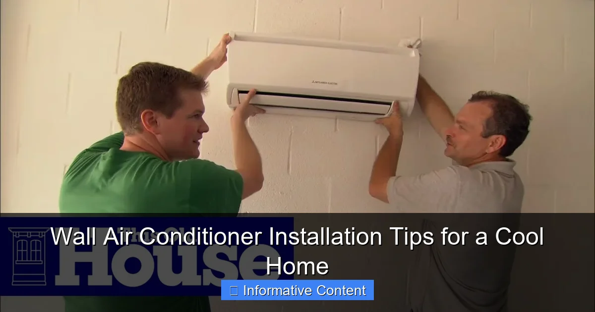 Wall Air Conditioner Installation Tips for a Cool Home