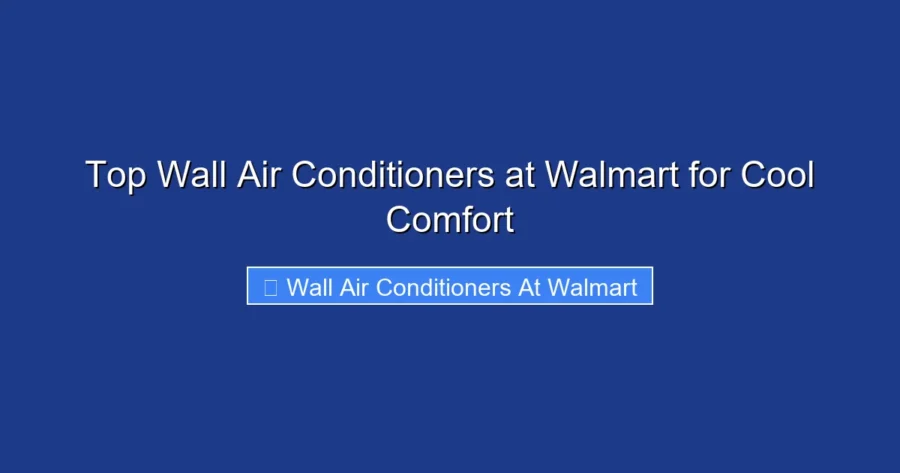Top Wall Air Conditioners at Walmart for Cool Comfort