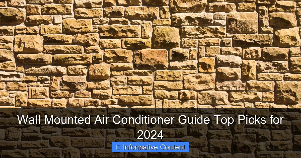 Wall Mounted Air Conditioner Guide Top Picks for 2024