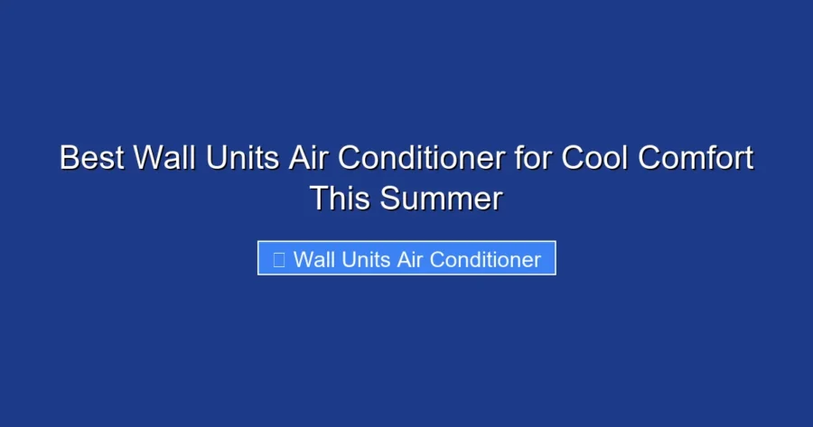 Best Wall Units Air Conditioner for Cool Comfort This Summer