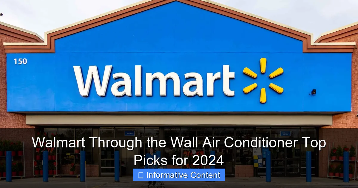 Walmart Through the Wall Air Conditioner Top Picks for 2024