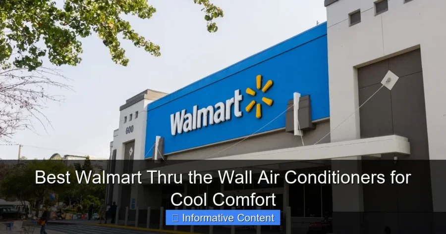 Best Walmart Thru the Wall Air Conditioners for Cool Comfort