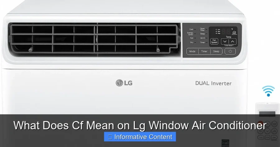 What Does Cf Mean on Lg Window Air Conditioner