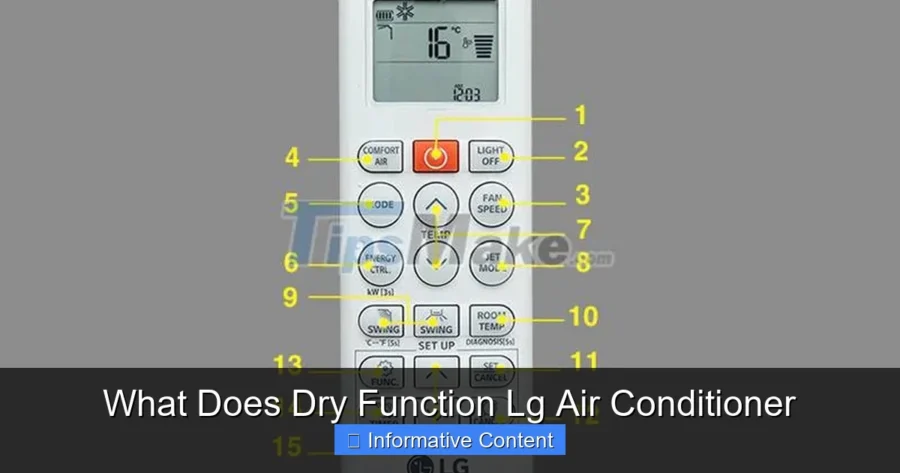 What Does Dry Function Lg Air Conditioner