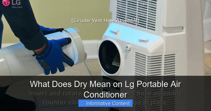 What Does Dry Mean on Lg Portable Air Conditioner