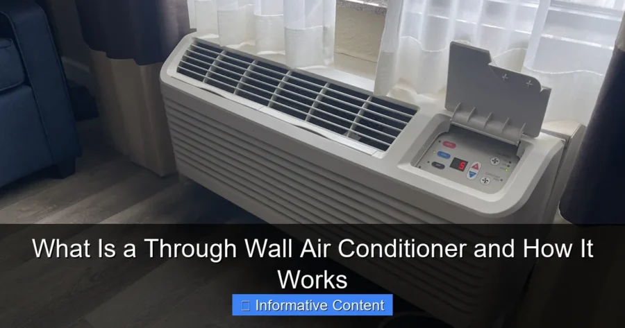 What Is a Through Wall Air Conditioner and How It Works