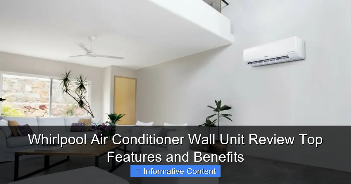 Whirlpool Air Conditioner Wall Unit Review Top Features and Benefits