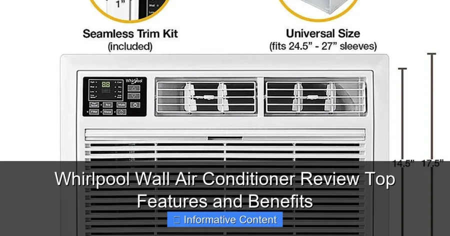 Whirlpool Wall Air Conditioner Review Top Features and Benefits