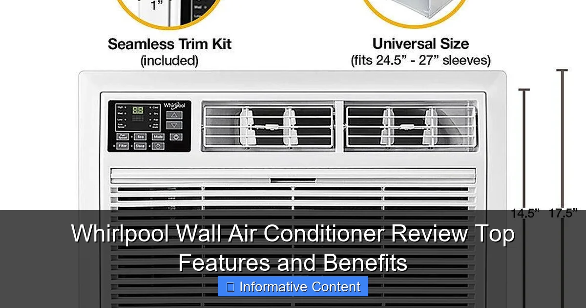 Whirlpool Wall Air Conditioner Review Top Features and Benefits