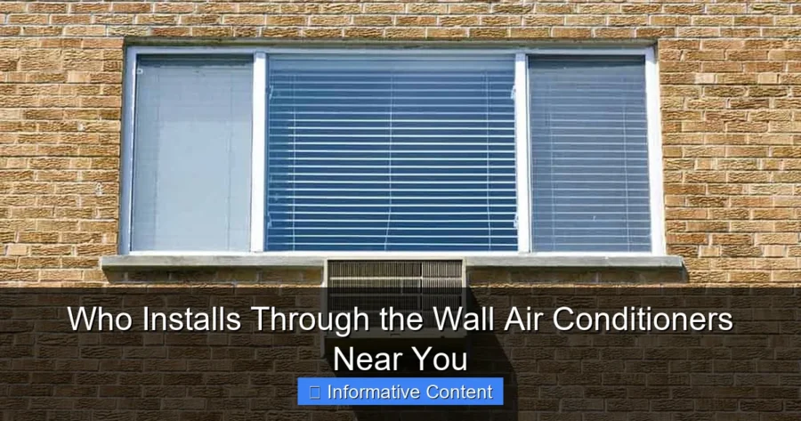 Who Installs Through the Wall Air Conditioners Near You