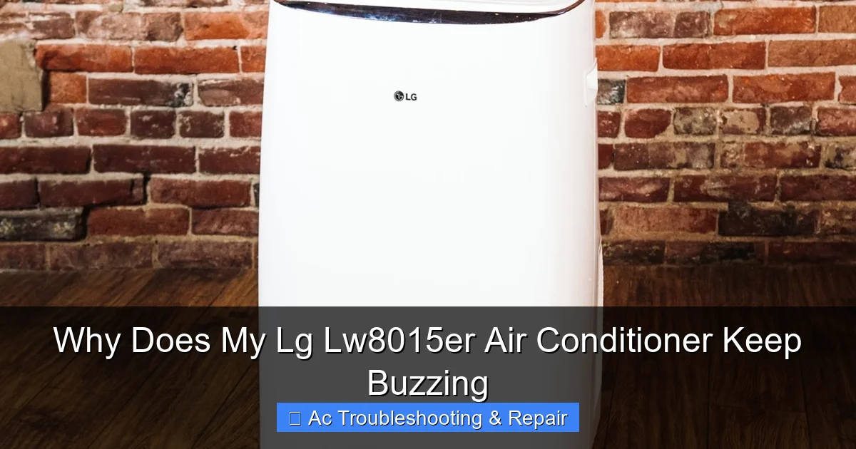 Why Does My Lg Lw8015er Air Conditioner Keep Buzzing