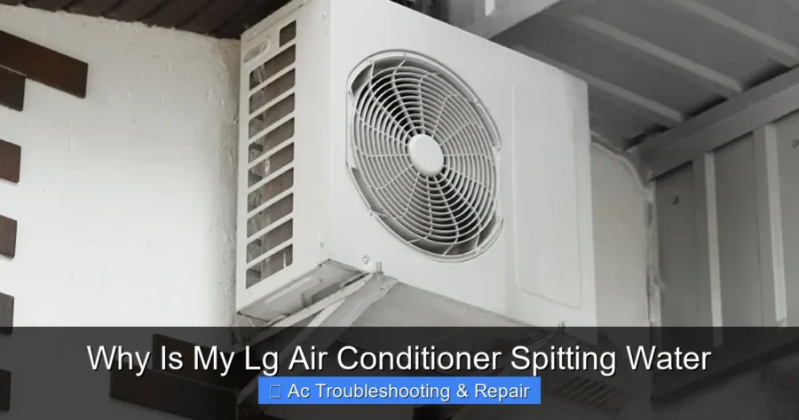 Why Is My Lg Air Conditioner Spitting Water
