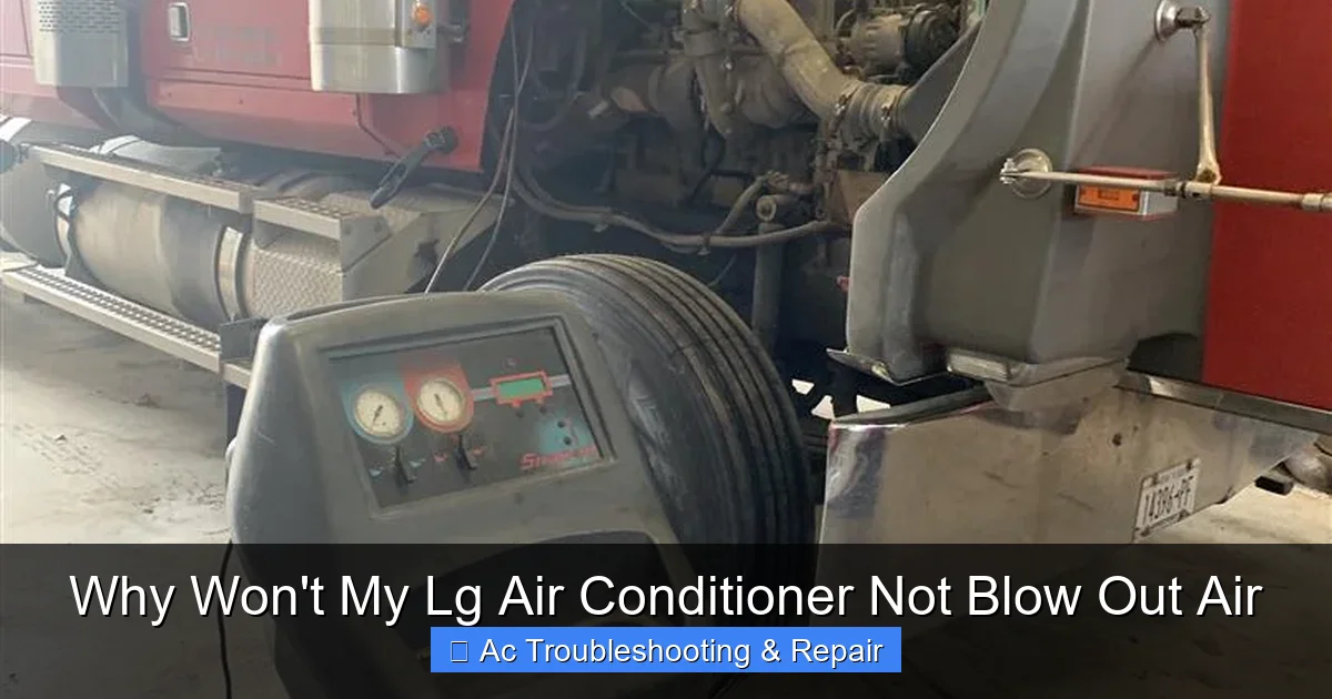 Why Won't My Lg Air Conditioner Not Blow Out Air