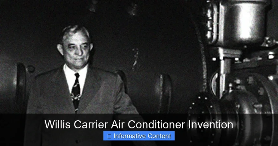 Willis Carrier Air Conditioner Invention