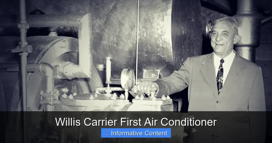 Willis Carrier First Air Conditioner