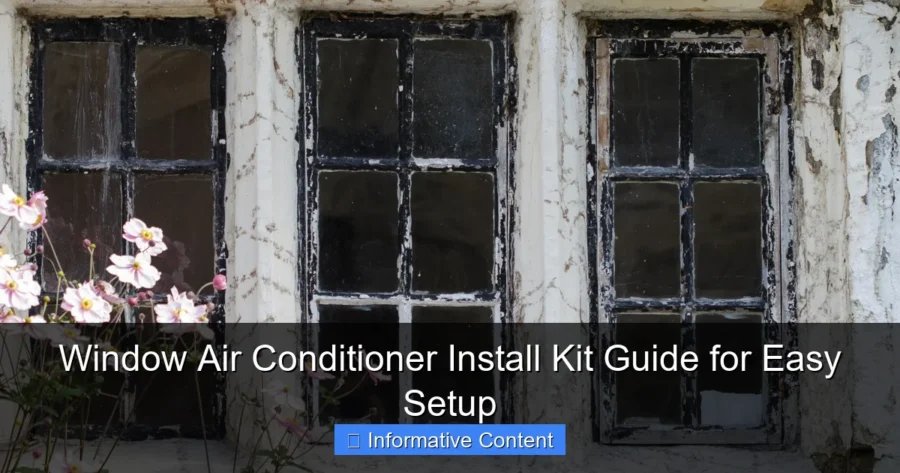 Window Air Conditioner Install Kit Guide for Easy Setup