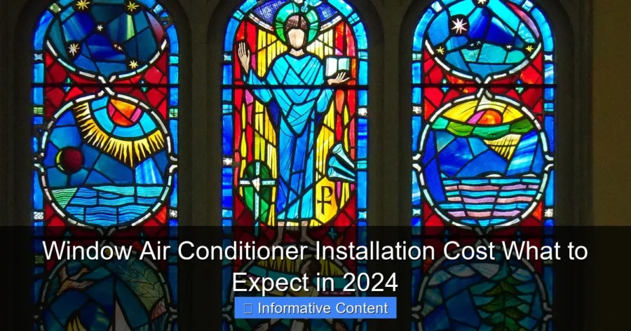 Window Air Conditioner Installation Cost What to Expect in 2024