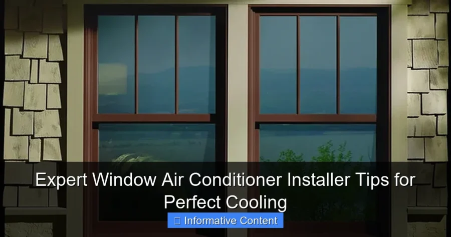 Expert Window Air Conditioner Installer Tips for Perfect Cooling