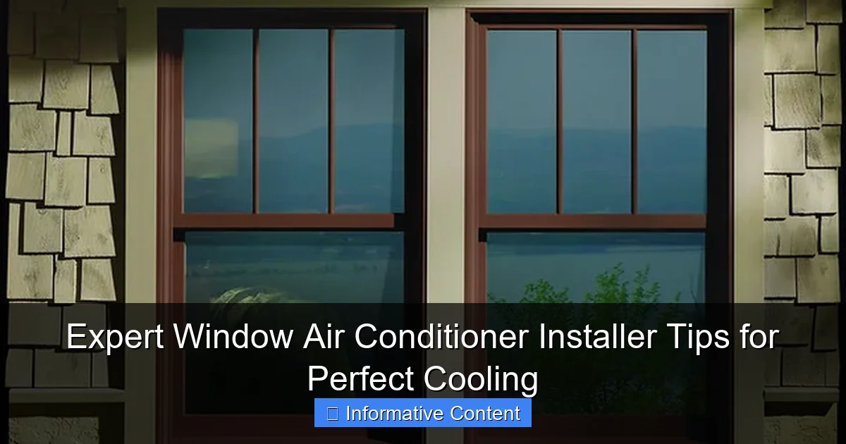 Expert Window Air Conditioner Installer Tips for Perfect Cooling