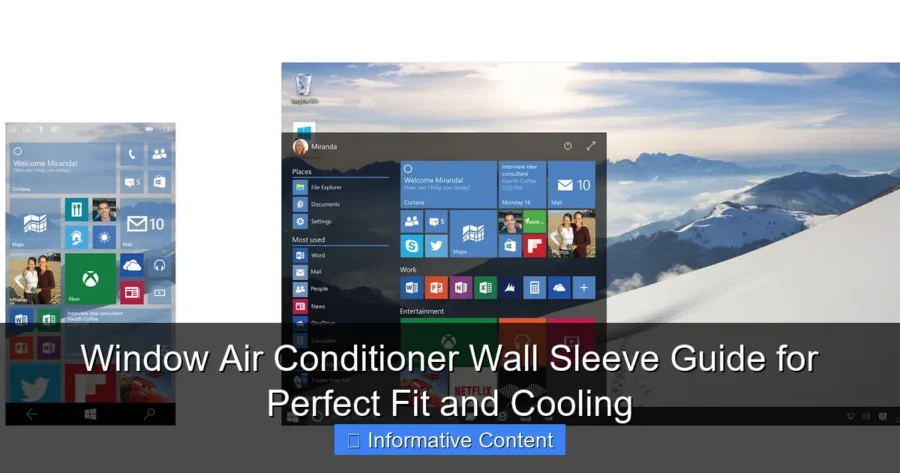 Window Air Conditioner Wall Sleeve Guide for Perfect Fit and Cooling