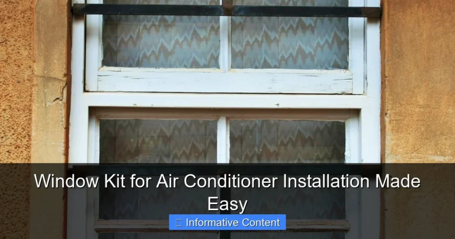 Window Kit for Air Conditioner Installation Made Easy
