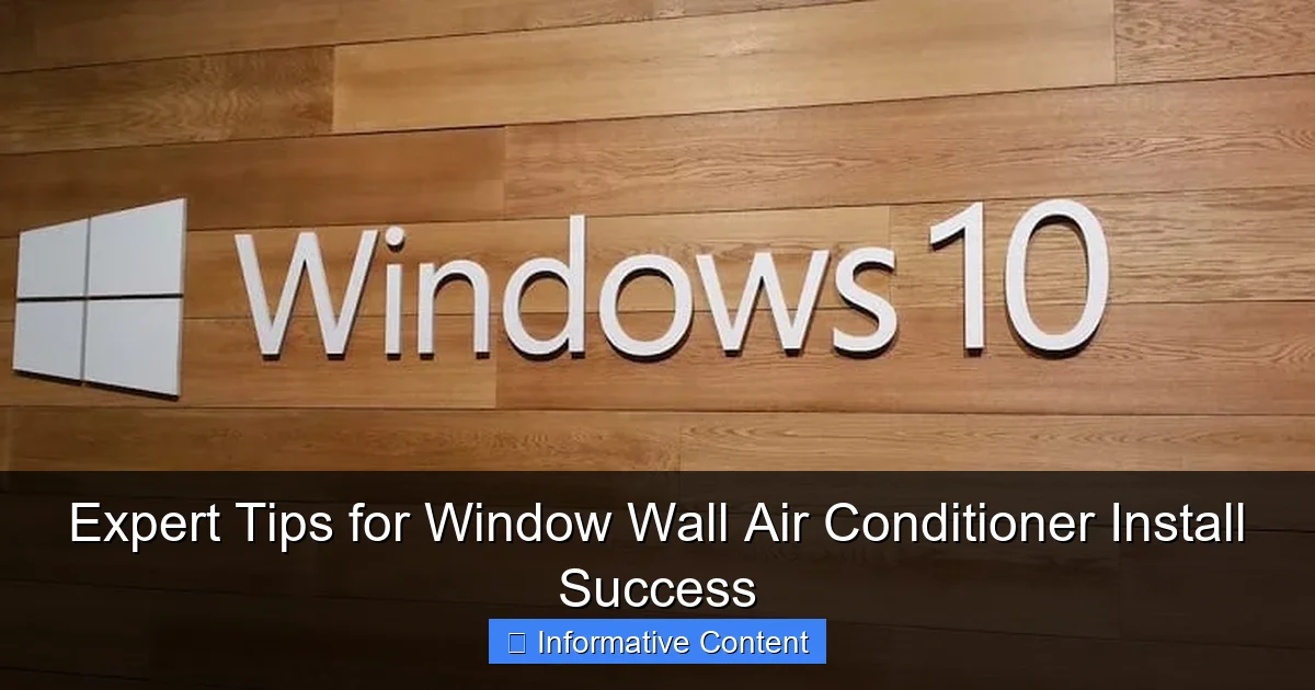 Expert Tips for Window Wall Air Conditioner Install Success