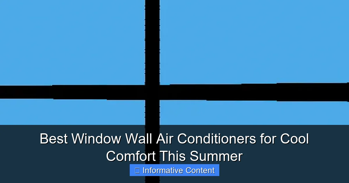 Best Window Wall Air Conditioners for Cool Comfort This Summer