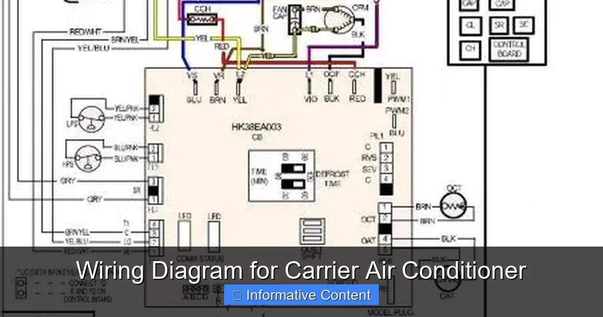 Wiring Diagram for Carrier Air Conditioner