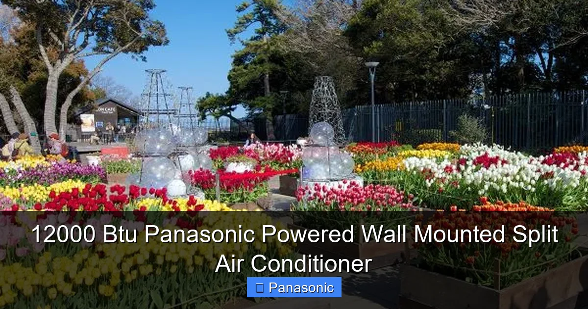 12000 Btu Panasonic Powered Wall Mounted Split Air Conditioner