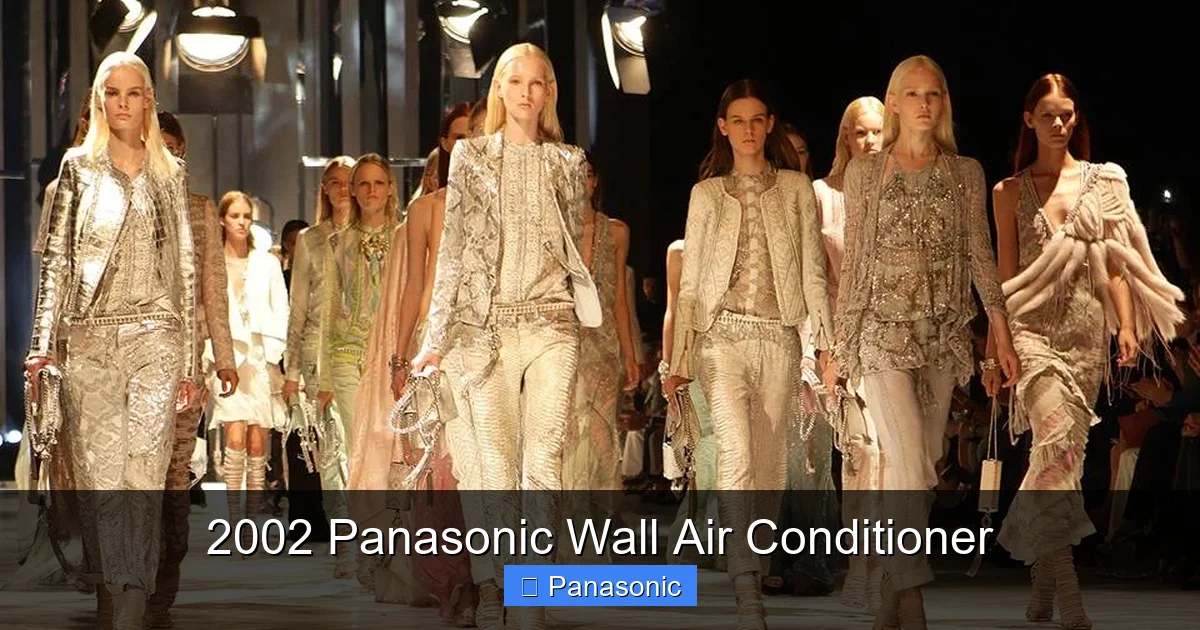 2002 Panasonic Wall Air Conditioner
