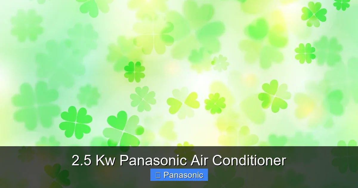 2.5 Kw Panasonic Air Conditioner