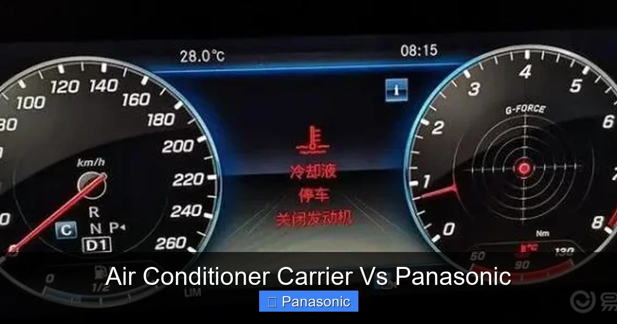 Air Conditioner Carrier Vs Panasonic