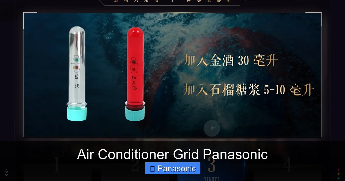 Air Conditioner Grid Panasonic