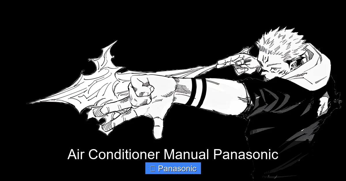 Air Conditioner Manual Panasonic