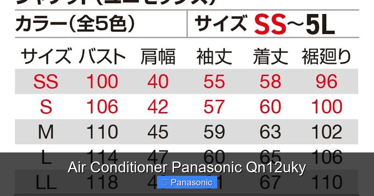 Air Conditioner Panasonic Qn12uky