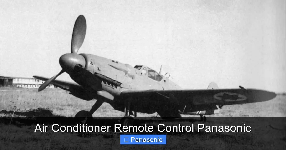 Air Conditioner Remote Control Panasonic