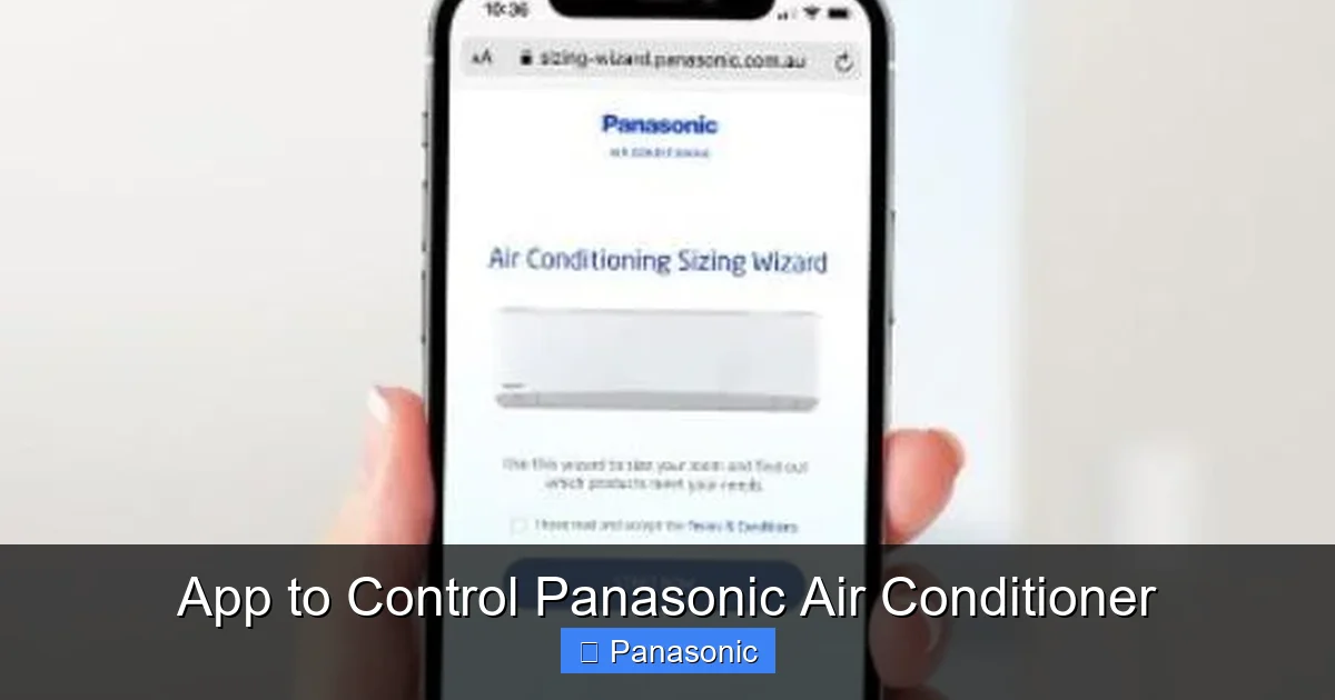 App to Control Panasonic Air Conditioner
