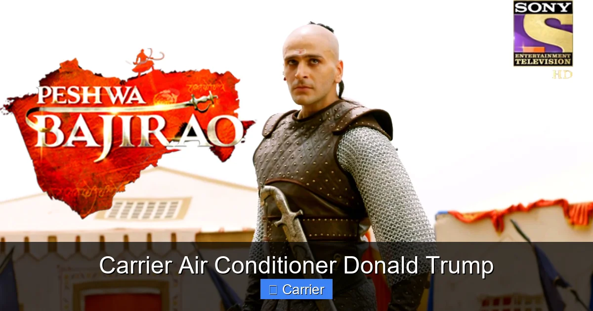 Carrier Air Conditioner Donald Trump
