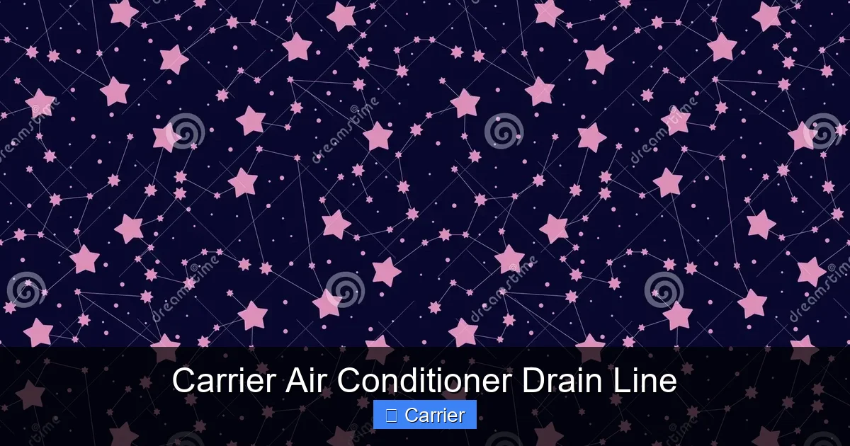 Carrier Air Conditioner Drain Line