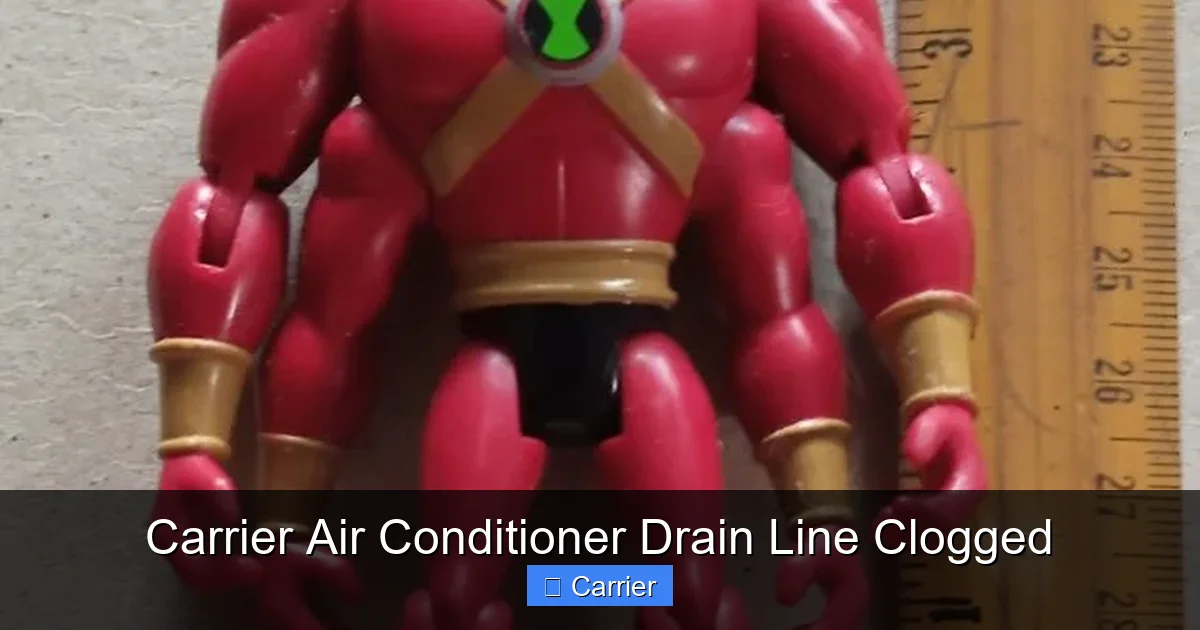 Carrier Air Conditioner Drain Line Clogged