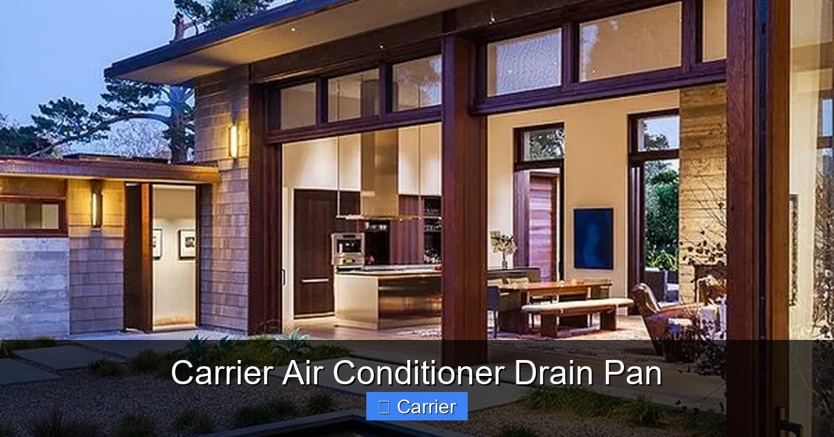 Carrier Air Conditioner Drain Pan