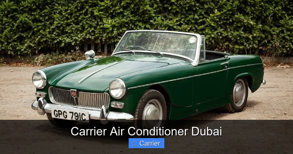 Carrier Air Conditioner Dubai