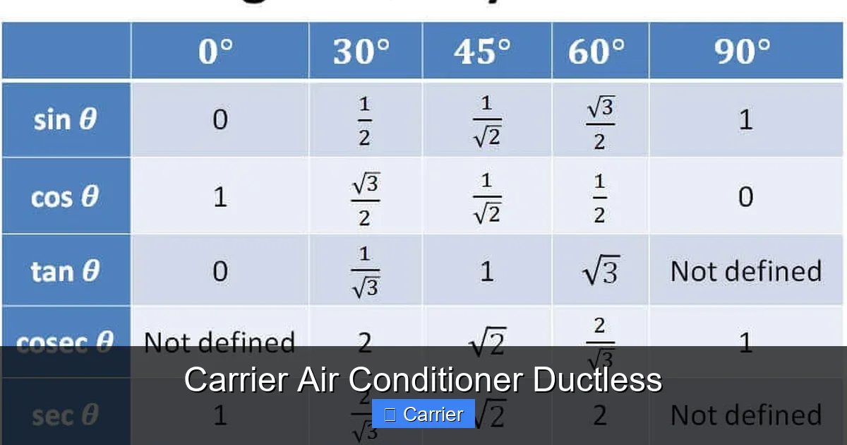 Carrier Air Conditioner Ductless