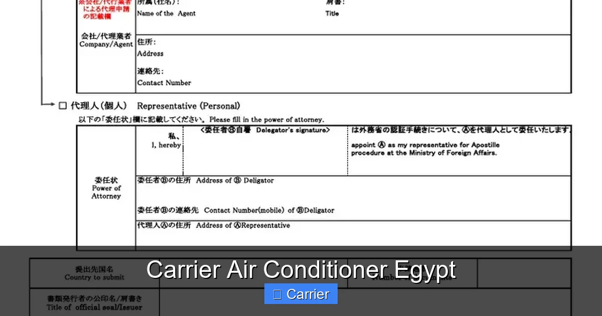 Carrier Air Conditioner Egypt
